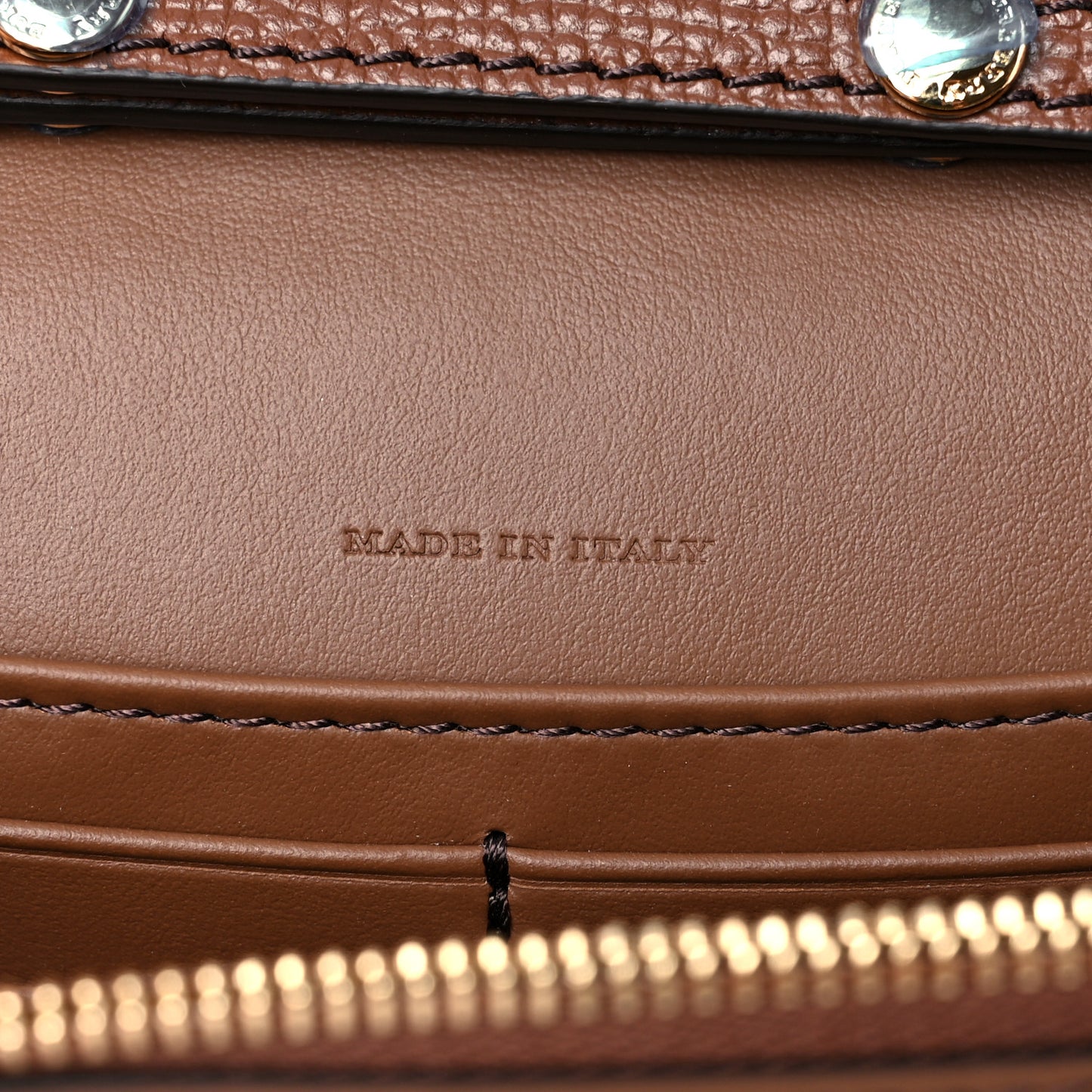 Grained Calfskin House Check Tartan Mix Hampshire Wallet On Chain Tan