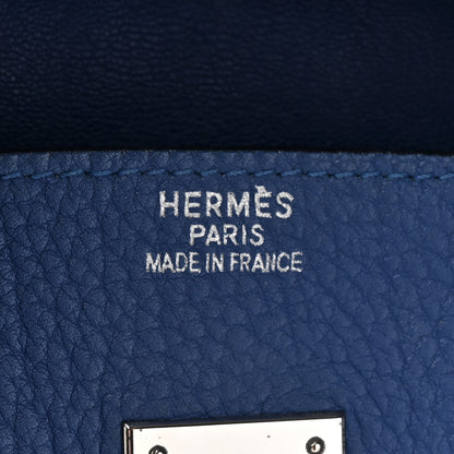 Hermes Togo Birkin 35 Bleu Thalassa 6 of 19