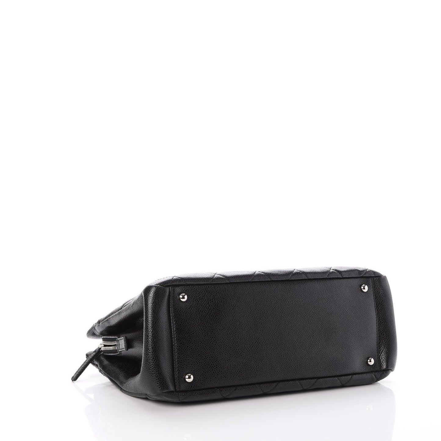 Caviar Quilted CC Timeless Tote Black