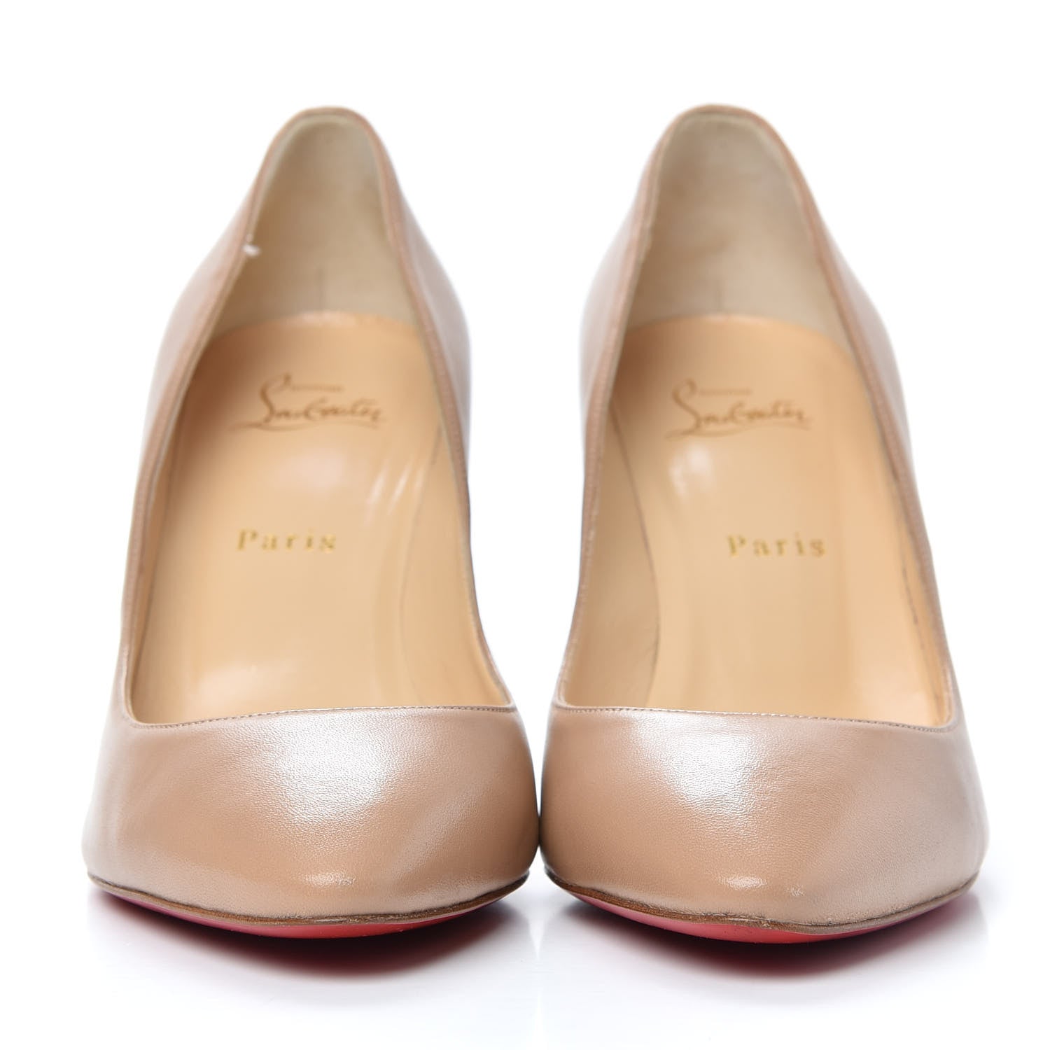 Christian Louboutin Nappa Eloise 85 Pumps 39.5 Nude 2 of 10