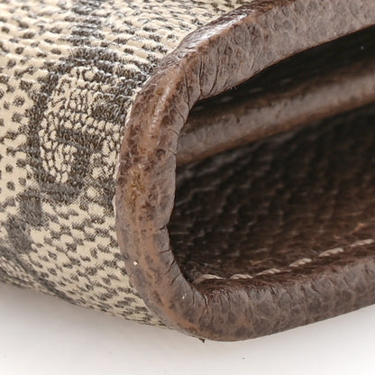 Gucci GG Supreme Monogram Web Ophidia Wallet On Chain Brown 10 of 12