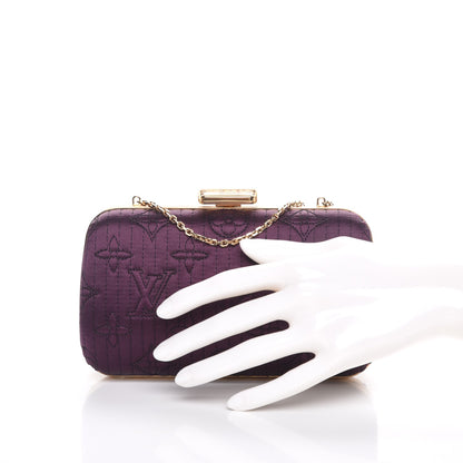Louis Vuitton Monogram Motard Minaudiere Clutch Prune 3 of 8