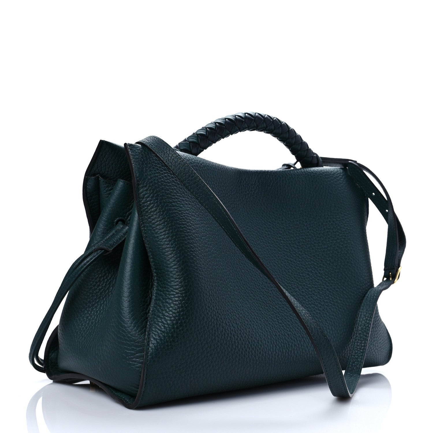 Mulberry Heavy Grain Iris Tote Mulberry Green 3 of 7
