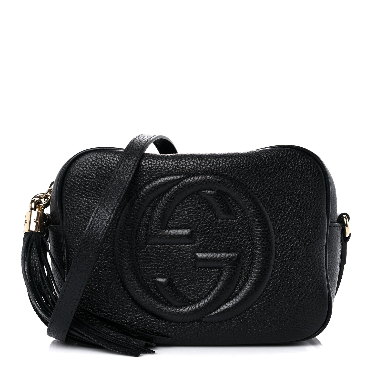 Gucci Pebbled Calfskin Small Soho Disco Bag Black 1 of 15