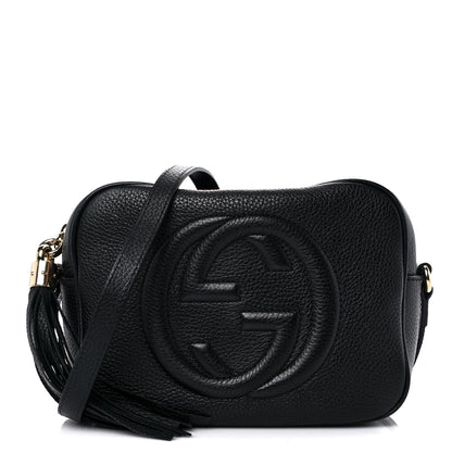 Gucci Pebbled Calfskin Small Soho Disco Bag Black 1 of 15