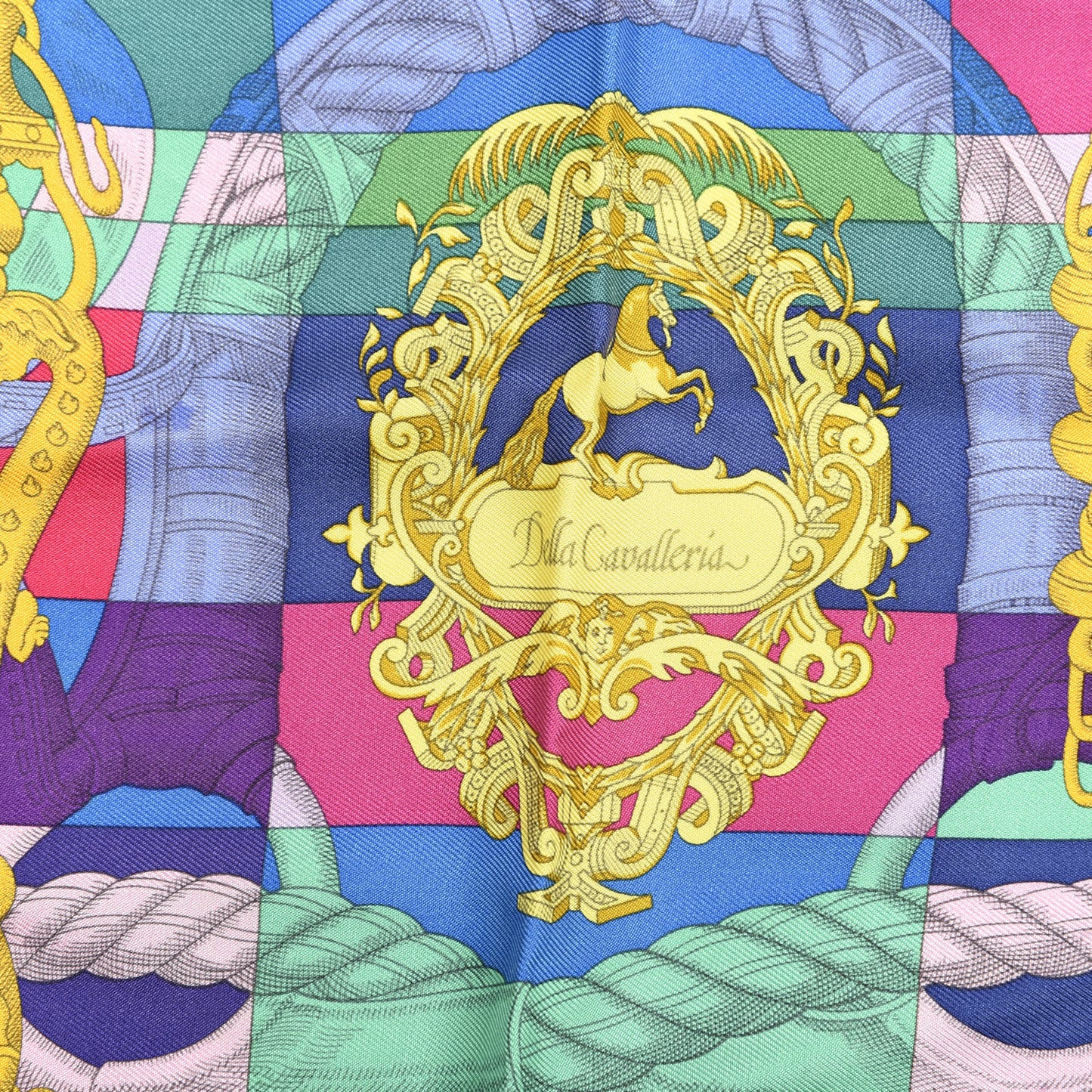 Silk Della Cavalleria Pocket Square