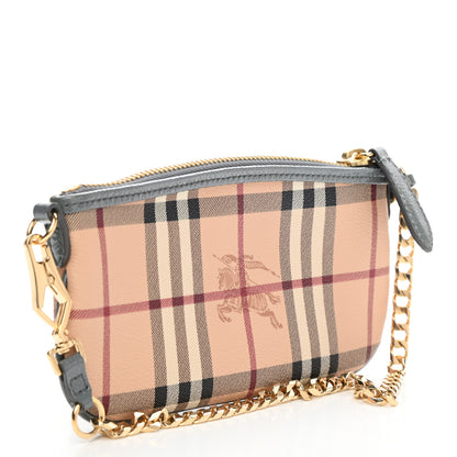 Burberry Haymarket Check Clara Pochette Grey 2 of 11