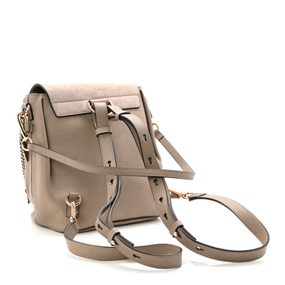 Chloe Suede Calfskin Small Faye Backpack Motty Grey 3 of 13