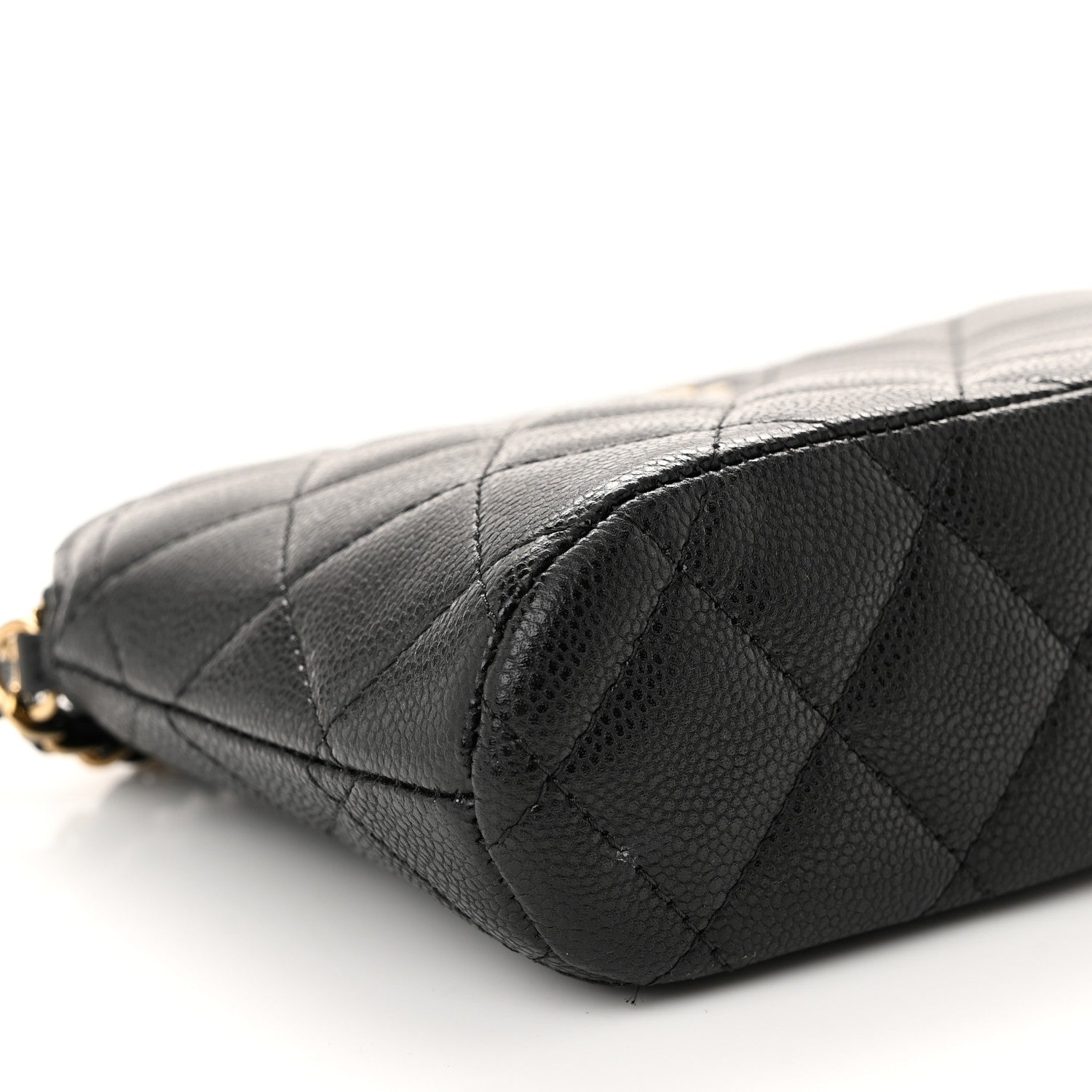 Chanel Caviar Quilted Classic Clutch With Chain Black 9 of 11