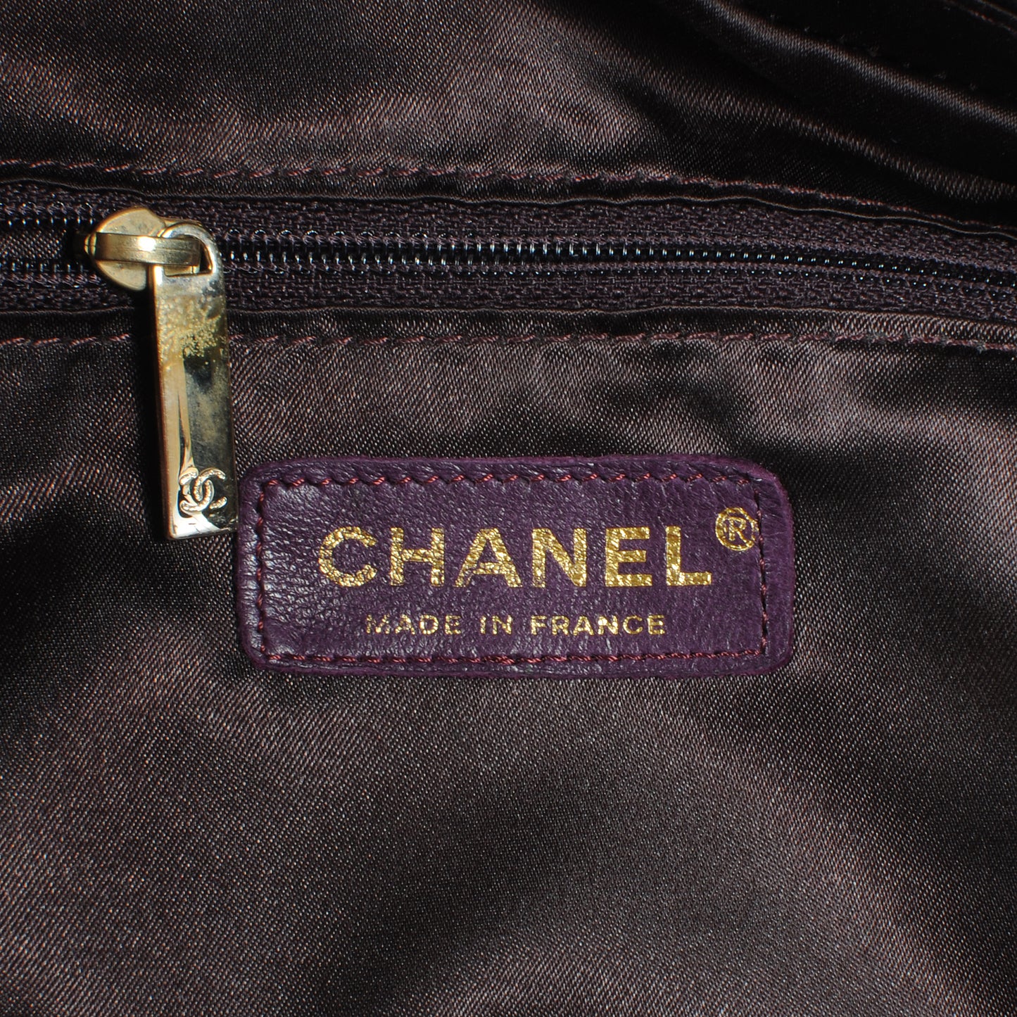 Distressed Lambskin Lady Braid Bowler Purple
