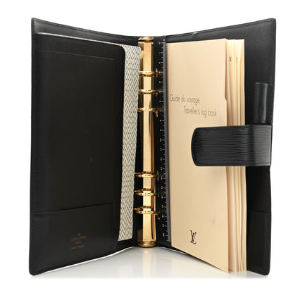 Louis Vuitton Epi Large Ring Agenda Black 5 of 7