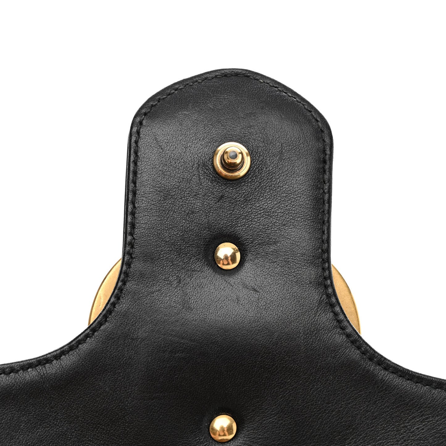 Calfskin Matelasse Medium GG Marmont Shoulder Bag Black