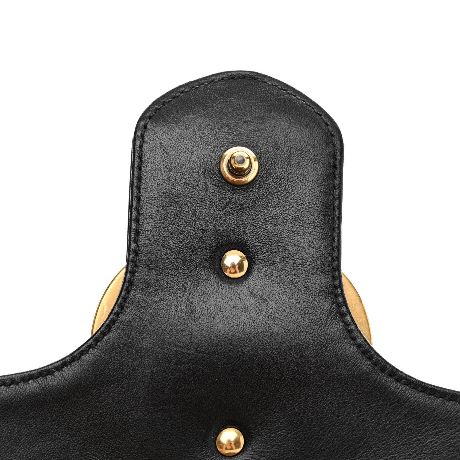 Gucci Calfskin Matelasse Medium GG Marmont Shoulder Bag Black 16 of 18