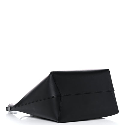 Mansur Gavriel Vegetable Tanned Calfskin Bucket Bag Black Royal 3 of 16
