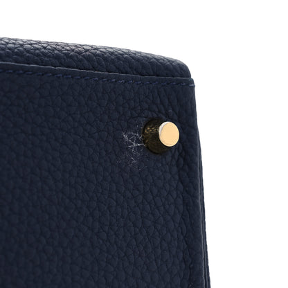 Hermes Togo Kelly Retourne 28 Bleu Nuit 9 of 11
