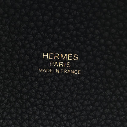 Hermes Taurillon Clemence Picotin Lock 18 PM Black 6 of 9