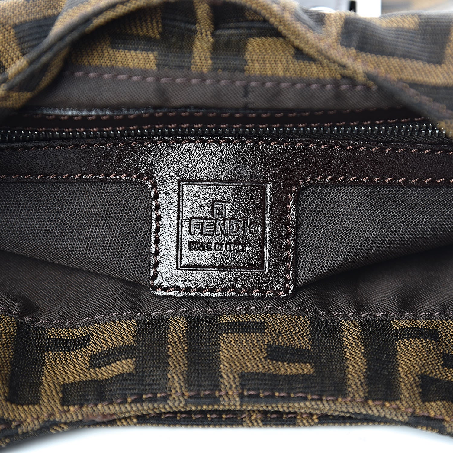 Fendi Zucca Hobo Tobacco 6 of 9