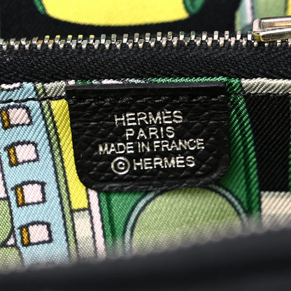 Hermes Epsom Silk'in Compact Wallet Black 6 of 7