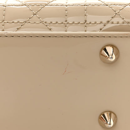 Christian Dior Patent Cannage Small Lady Dior Beige 11 of 12