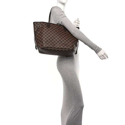 Louis Vuitton Damier Ebene Neo Neverfull MM Rose Ballerine 2 of 10