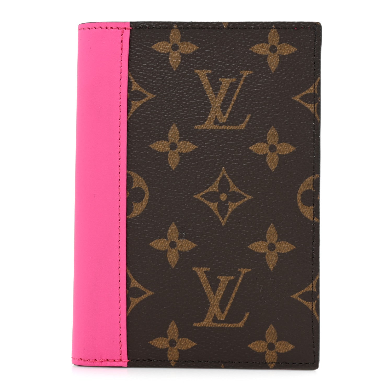 Louis Vuitton Monogram Macassar Passport Cover Fuchsia 1 of 12