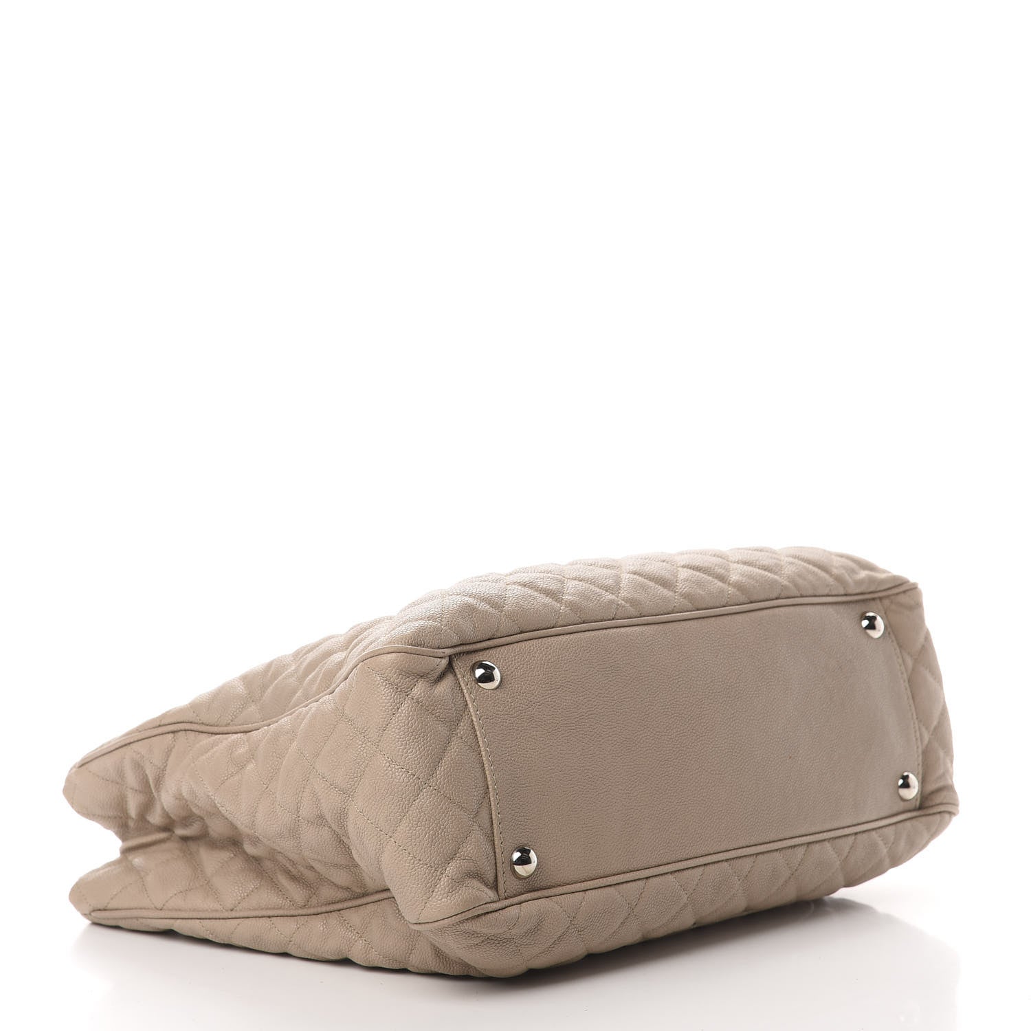 Chanel Caviar Quilted Large Shiva Tote Beige 4 of 15