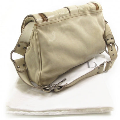Christian Dior Leather Large Gaucho Ivory 3 of 12