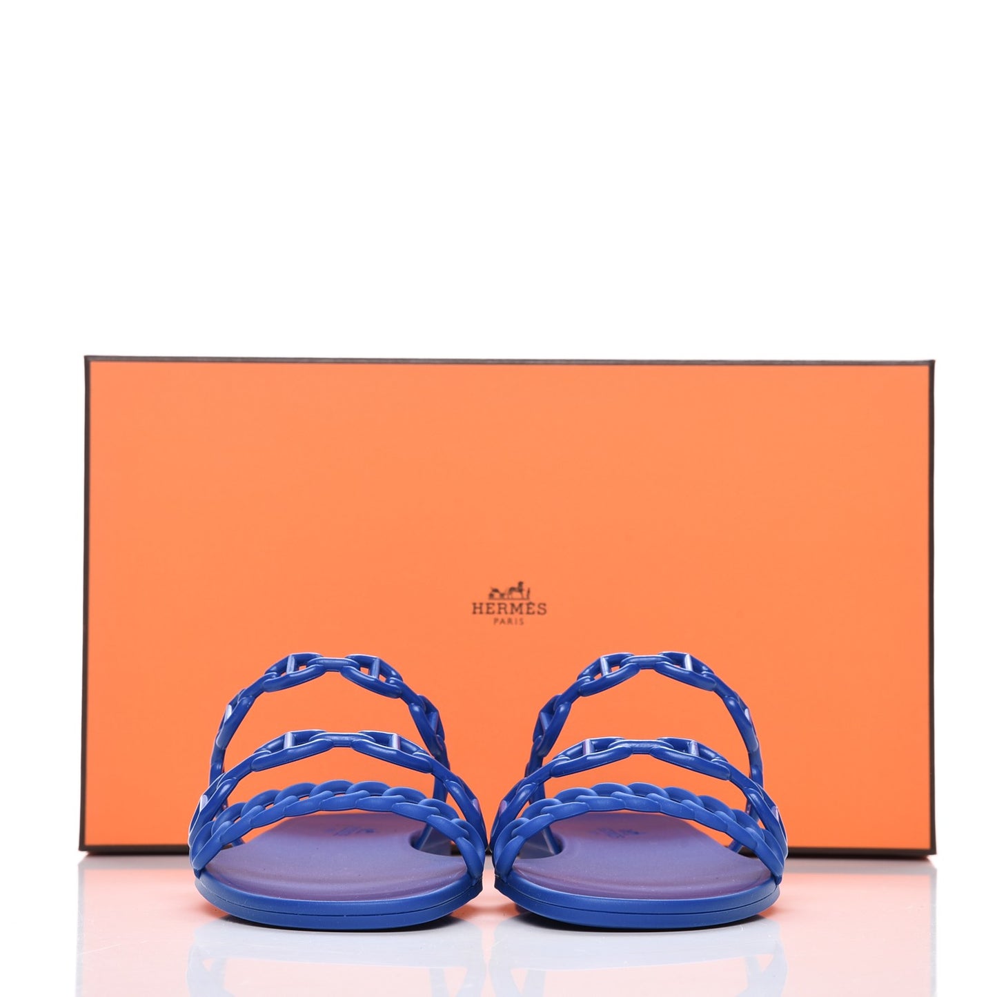 Rubber Chaine d'Ancre Rivage Sandals 35 Bleu Smalt