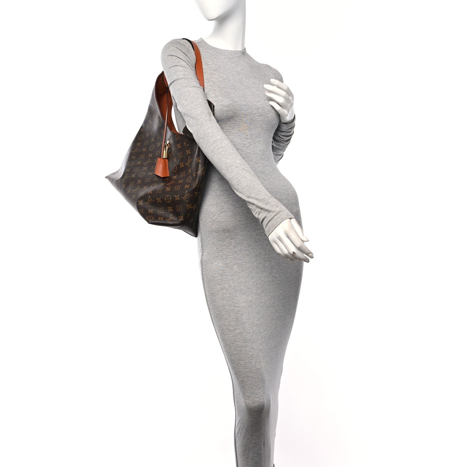 Louis Vuitton Monogram Flower Hobo Beige 2 of 9