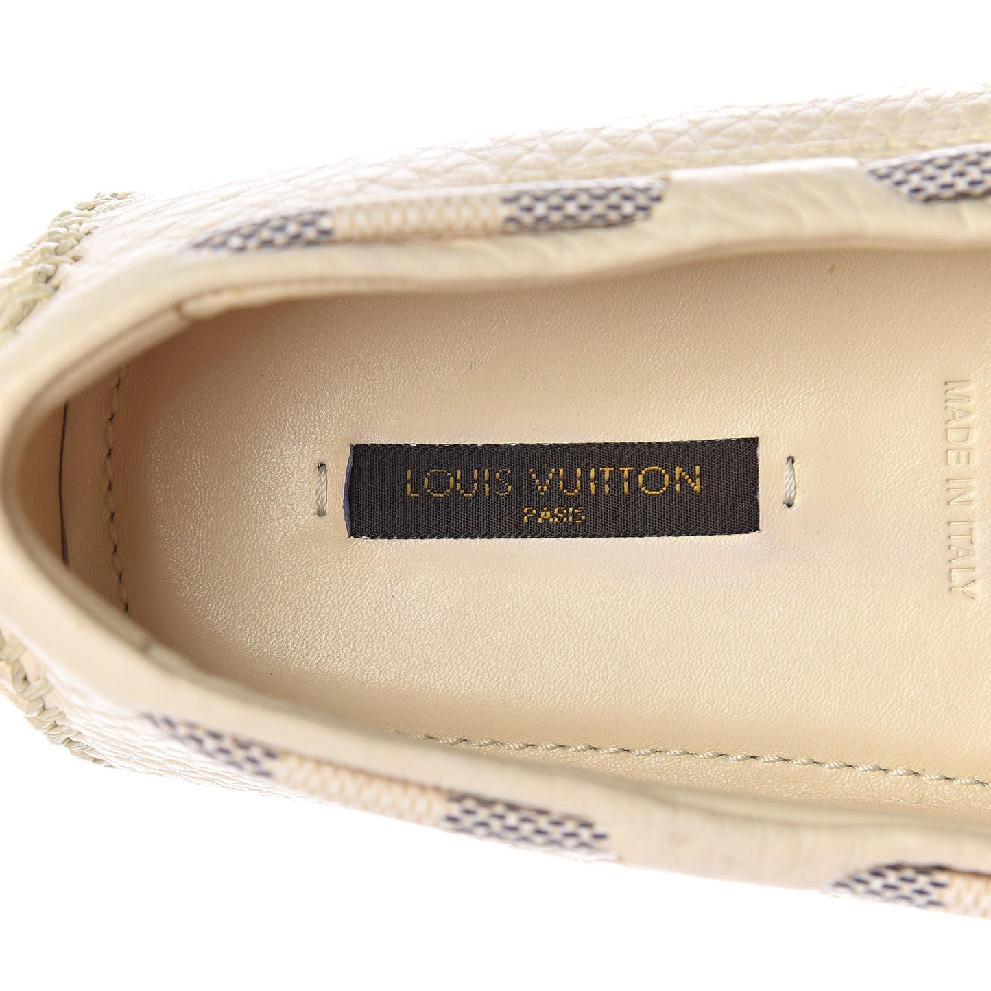 Calfskin Damier Azur Gloria Loafers 40
