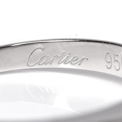 Cartier Platinum .53ct Diamond Solitaire Engagement Ring 48 4.5 8 of 8
