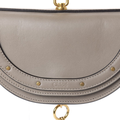 Chloe Calfskin Small Nile Bracelet Minaudiere Bag Motty Grey 9 of 10