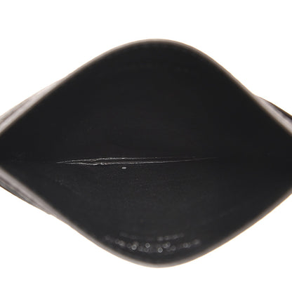 Saint Laurent Grain De Poudre Matelasse Chevron Monogram Credit Card Case Earth 5 of 7