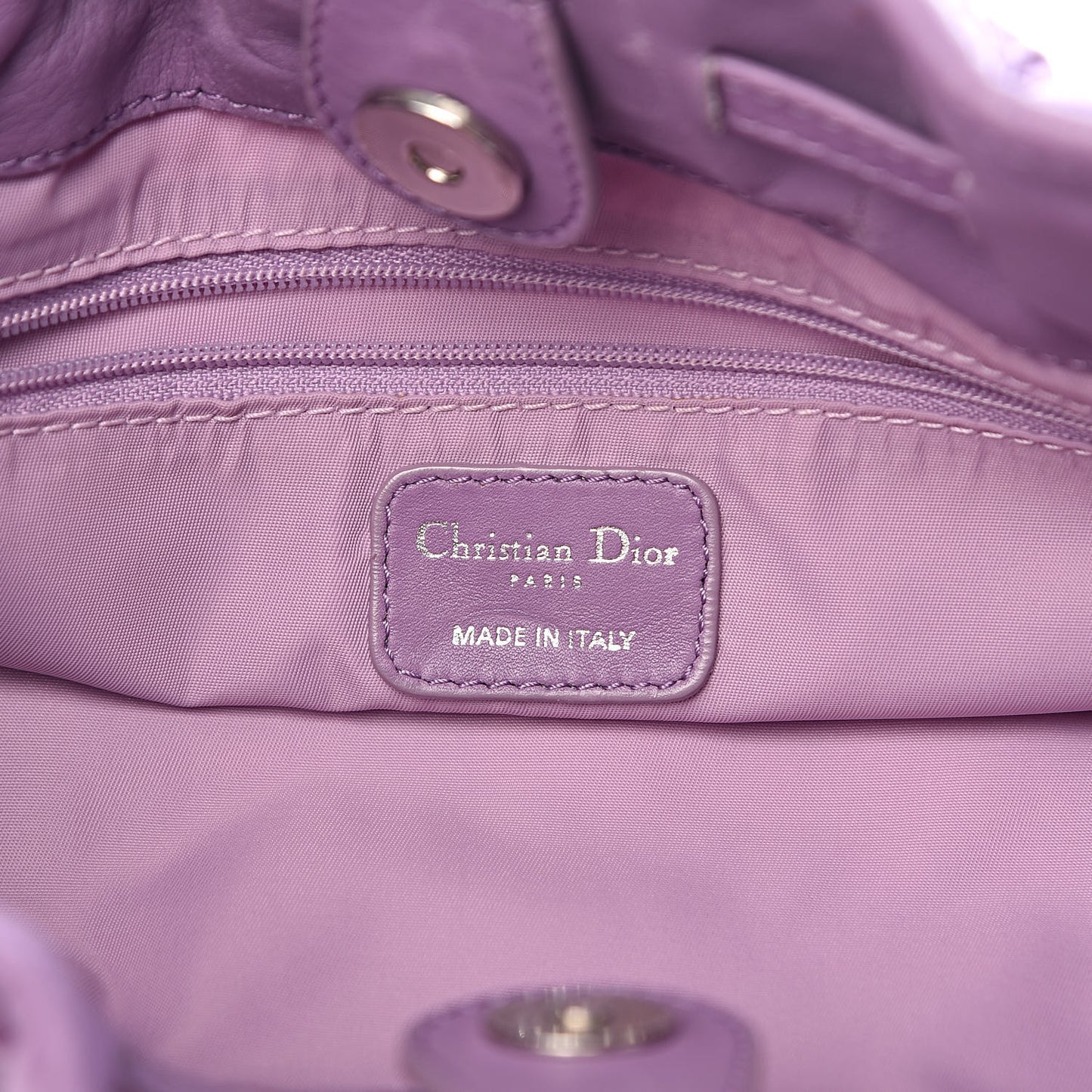 Nylon Cannage Tote Purple