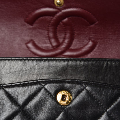 Chanel Lambskin Quilted Small Double Flap Black 12 of 13