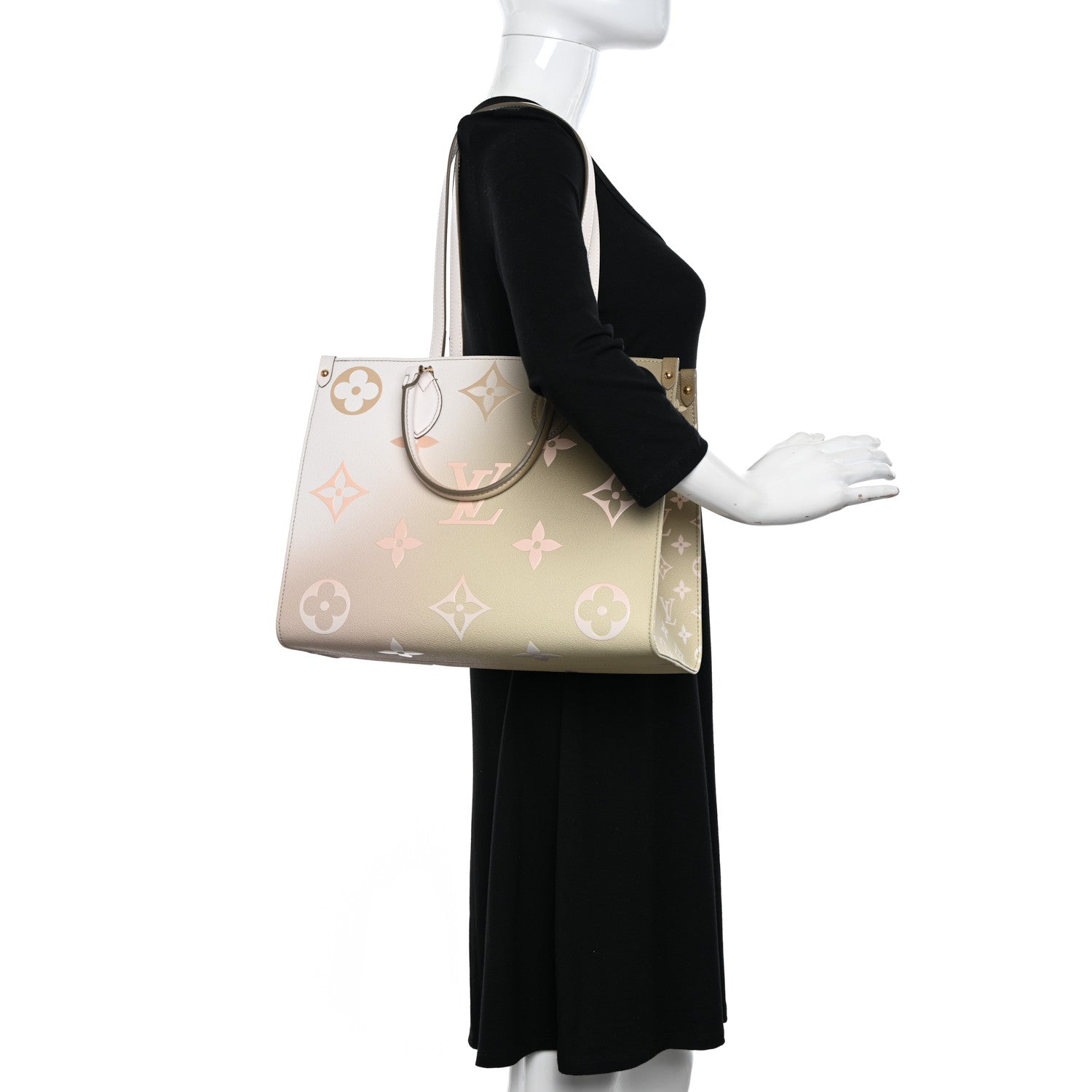 Louis Vuitton Monogram Giant Spring In The City OnTheGo MM Sunset Kaki 2 of 10