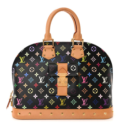 Louis Vuitton Monogram Multicolor Alma GM Black 1 of 12