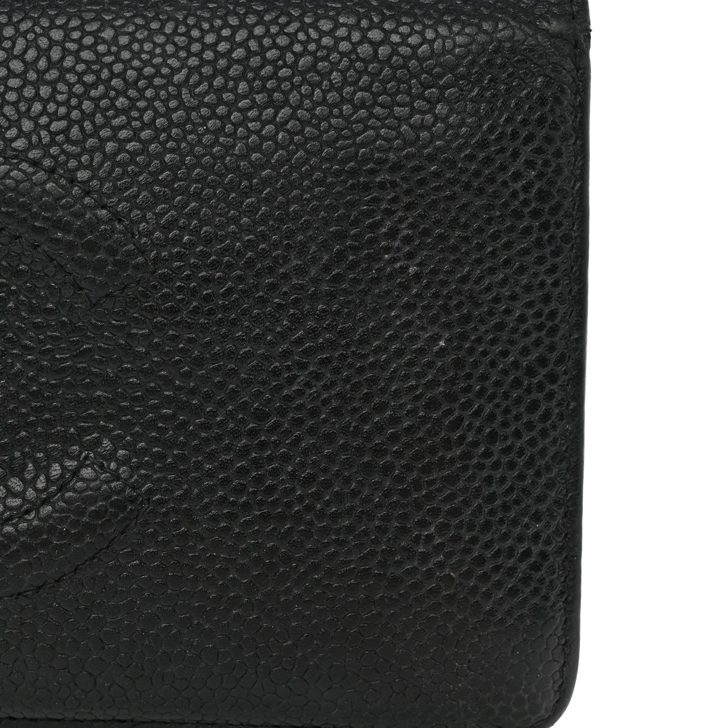 Chanel Caviar Timeless CC Yen Wallet Black 10 of 10