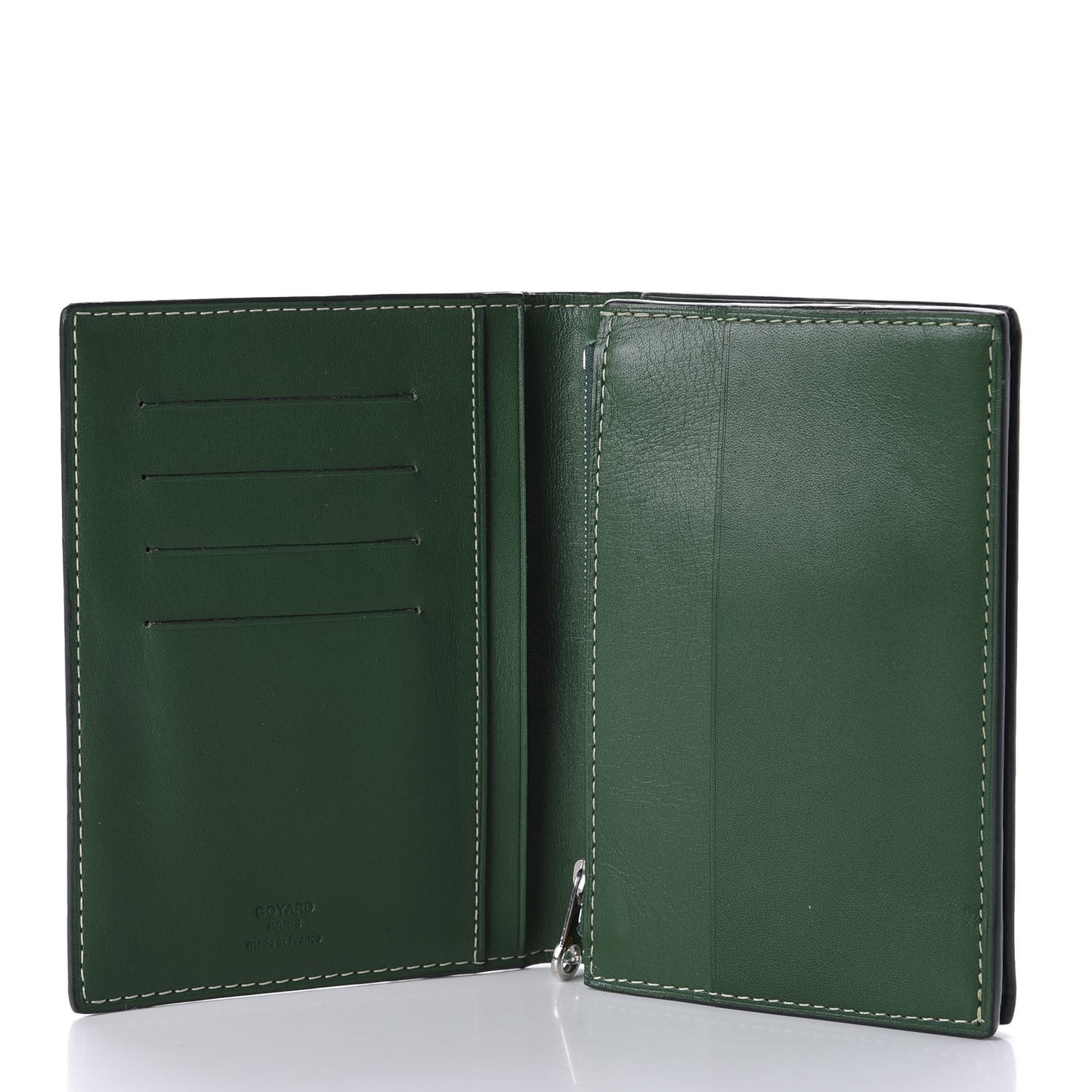 Goyardine Pocket Organizer Wallet Green