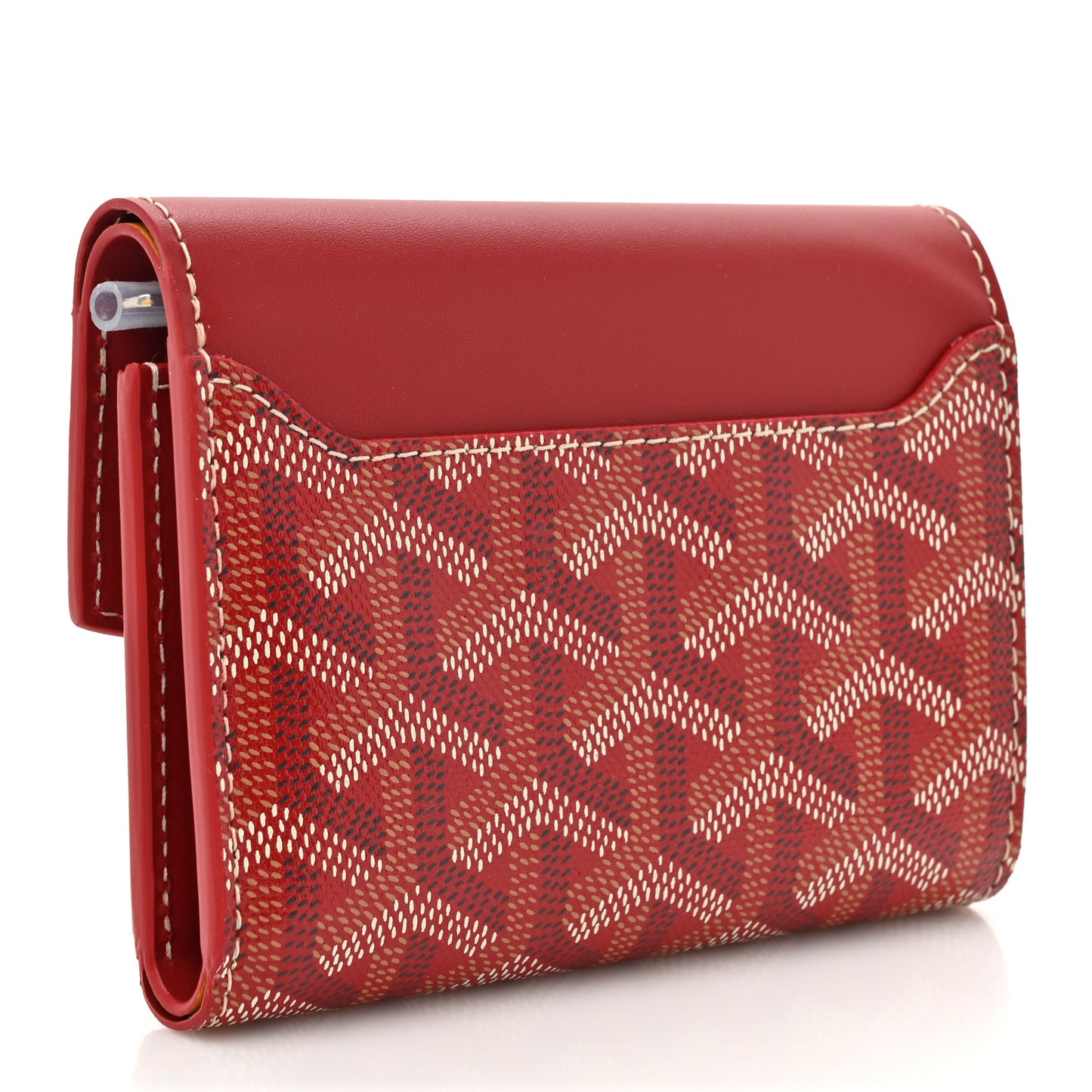 Goyardine Saint-Gabriel Compact Wallet Red