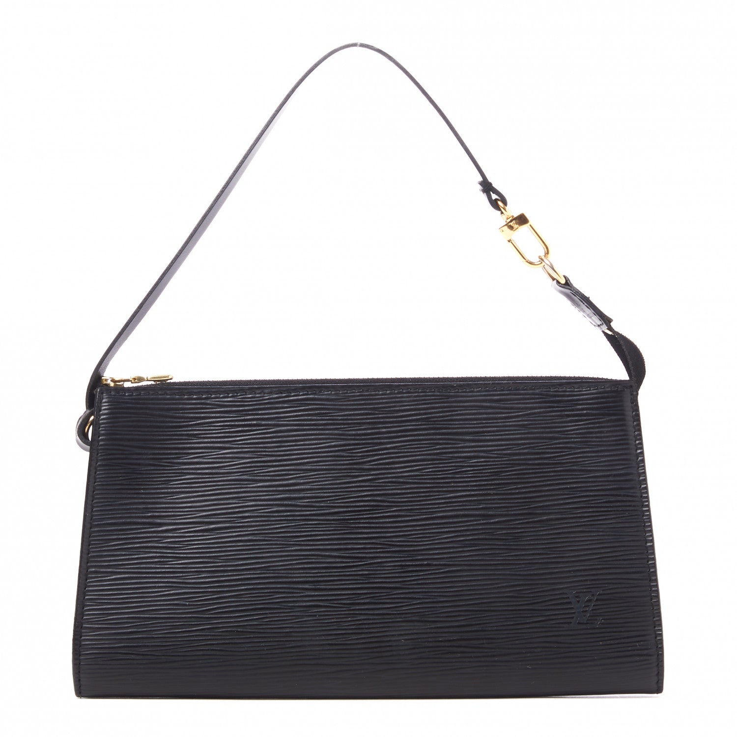 Louis Vuitton Epi Pochette Accessories 24 Black 1 of 8