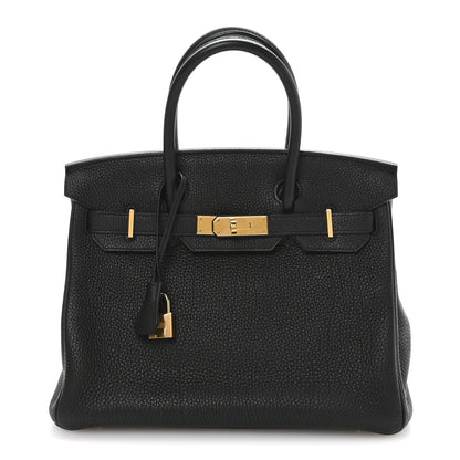 Hermes Togo BIRKIN 30 Black 1 of 11