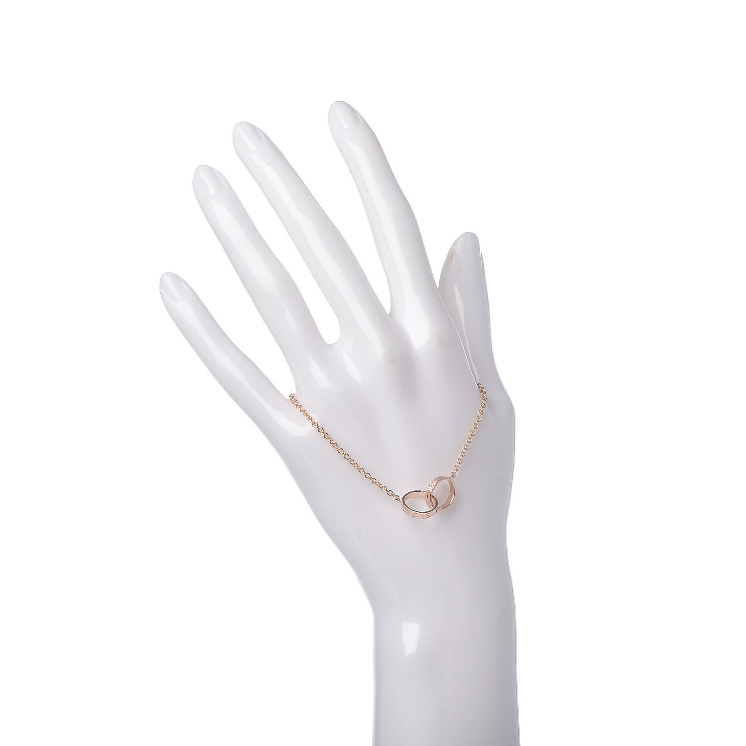 Cartier 18K Pink Gold Interlocking LOVE Bracelet 2 of 7