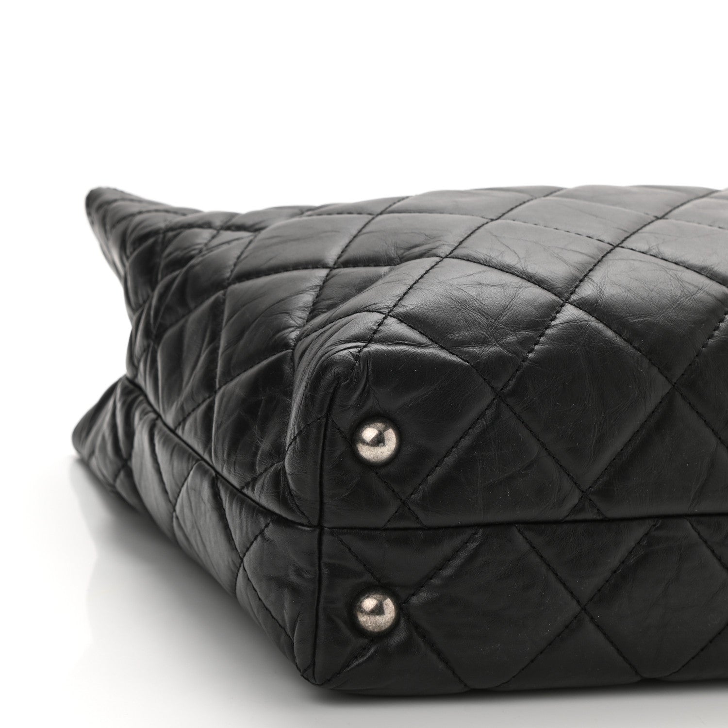 Chanel Aged Calfskin Quilted Reissue 2.55 Tote Black 8 of 9