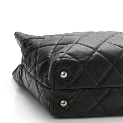 Chanel Aged Calfskin Quilted Reissue 2.55 Tote Black 8 of 9