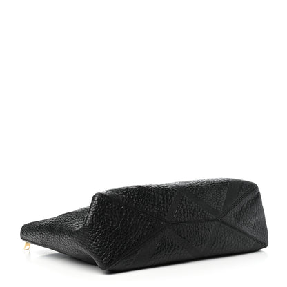 Burberry Heritage Grain Check Embossed Medium Dewsbury Tote Black 4 of 9