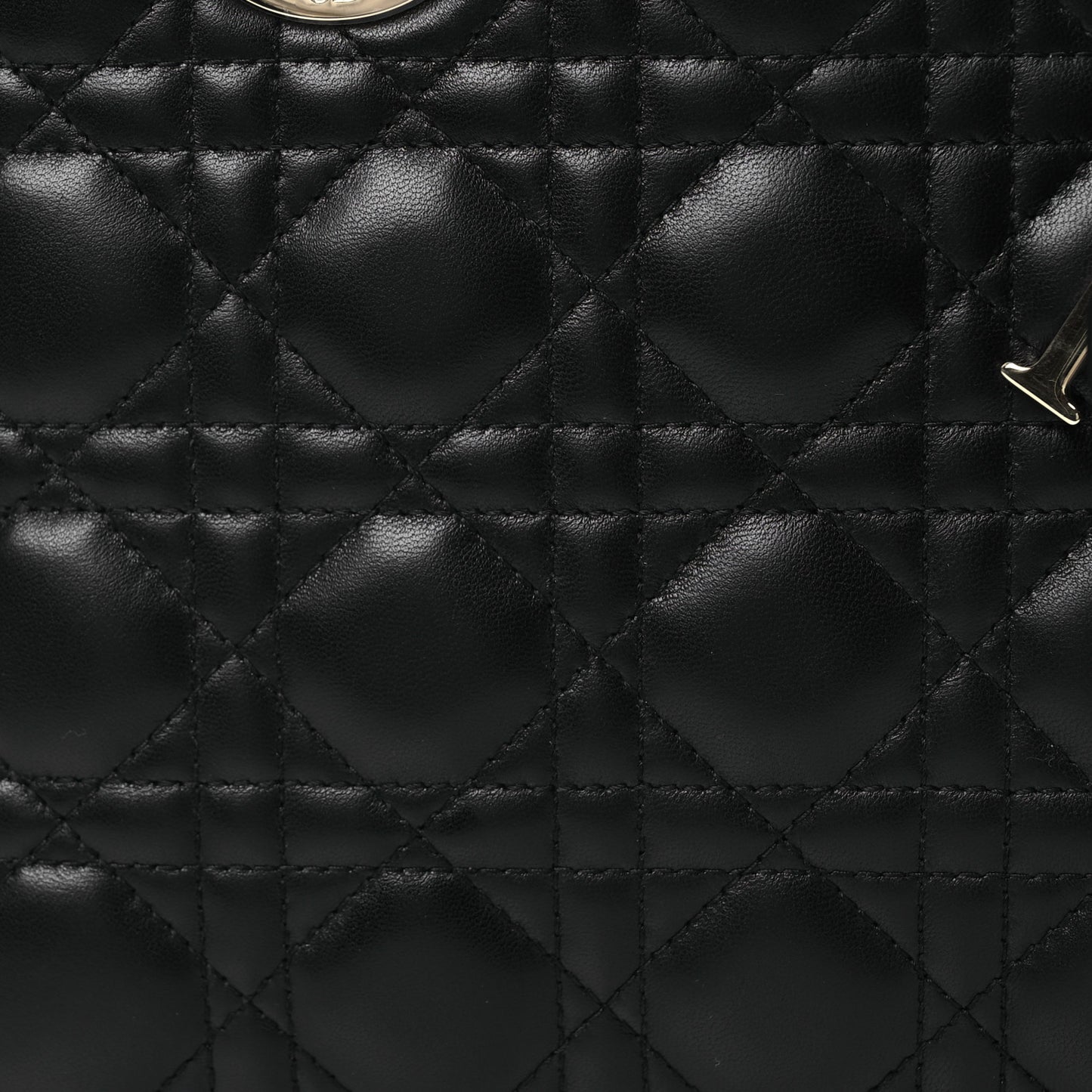 Lambskin Cannage Small My ABCDior Lady Dior Black