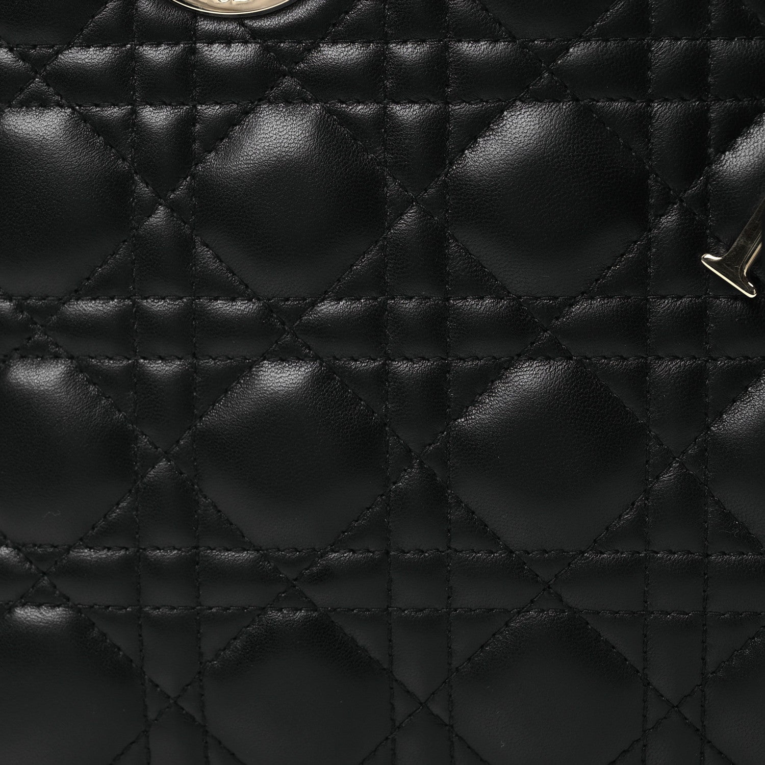 Christian Dior Lambskin Cannage Small My ABCDior Lady Dior Black 8 of 14