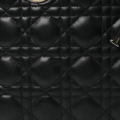Christian Dior Lambskin Cannage Small My ABCDior Lady Dior Black 8 of 14
