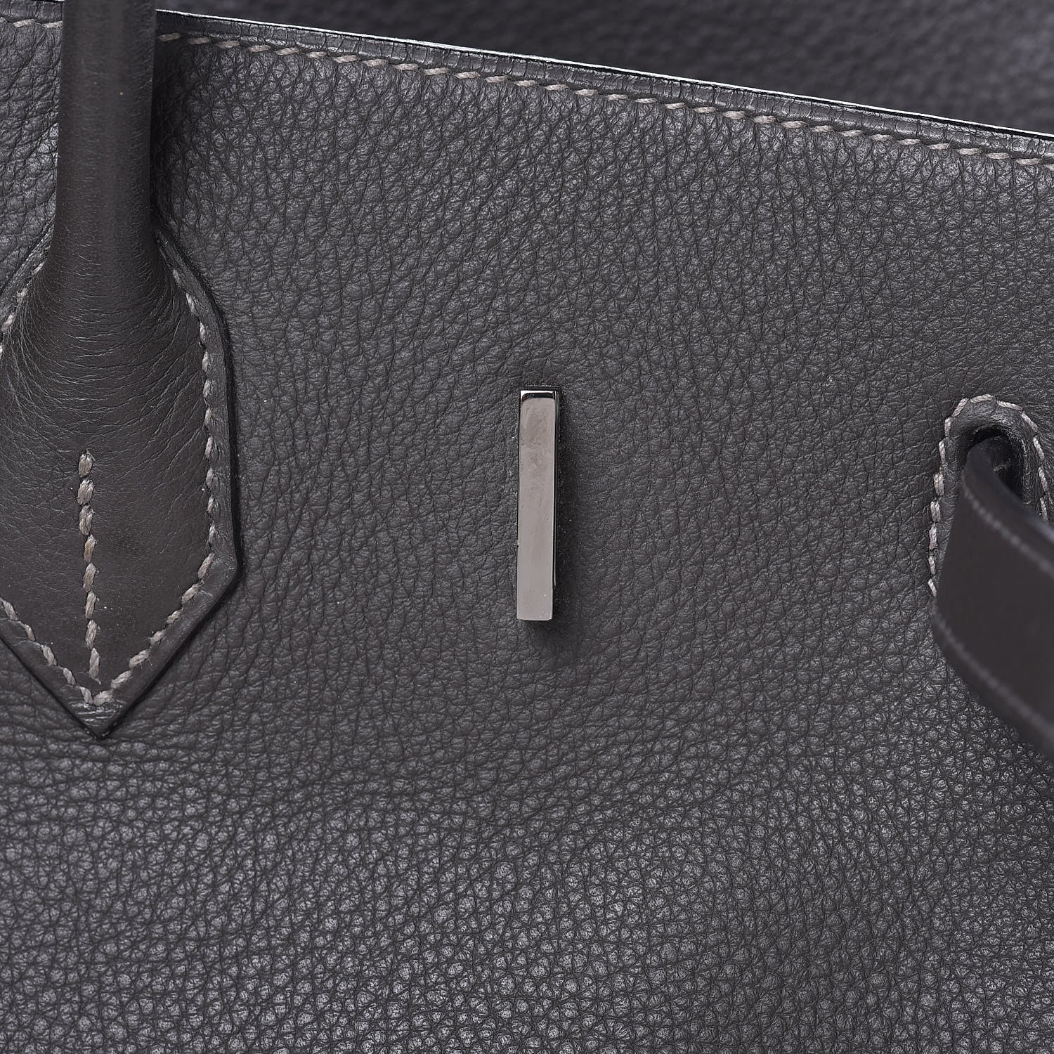 Hermes Taurillon Clemence Birkin 35 Graphite 12 of 35